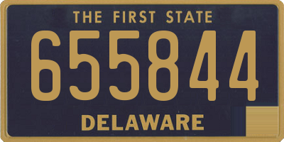 DE license plate 655844