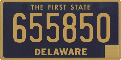 DE license plate 655850