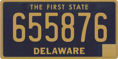 DE license plate 655876