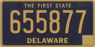 DE license plate 655877