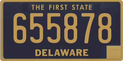 DE license plate 655878