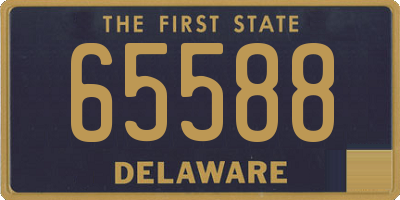 DE license plate 65588