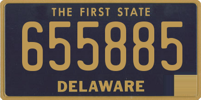 DE license plate 655885