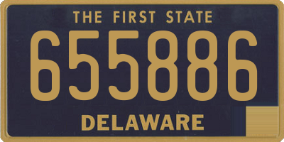 DE license plate 655886