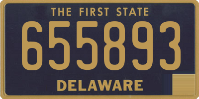 DE license plate 655893