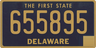 DE license plate 655895