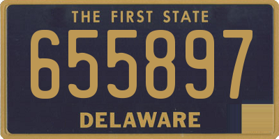 DE license plate 655897