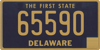 DE license plate 65590