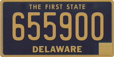 DE license plate 655900