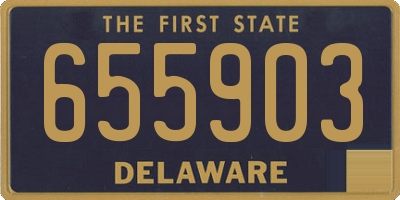 DE license plate 655903