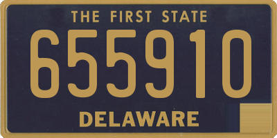 DE license plate 655910
