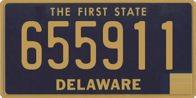 DE license plate 655911