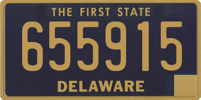 DE license plate 655915