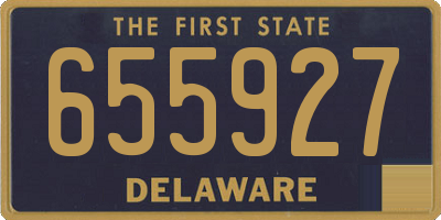 DE license plate 655927