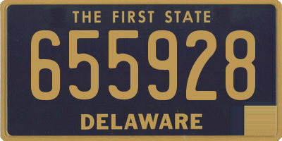 DE license plate 655928