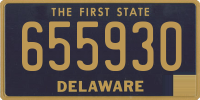 DE license plate 655930