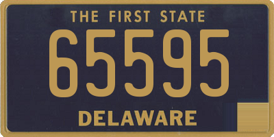 DE license plate 65595