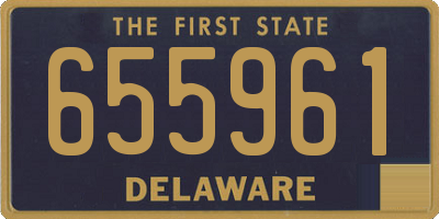 DE license plate 655961