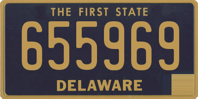 DE license plate 655969