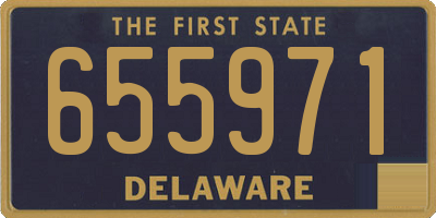 DE license plate 655971