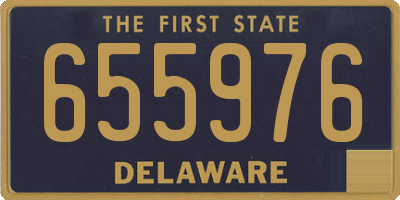 DE license plate 655976