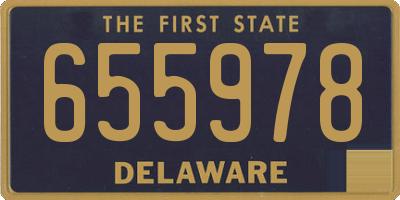 DE license plate 655978