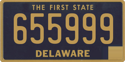 DE license plate 655999