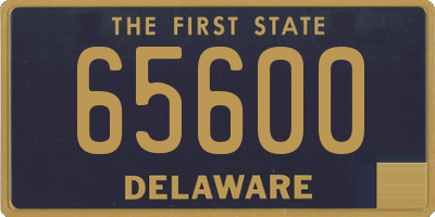 DE license plate 65600