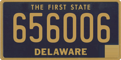 DE license plate 656006