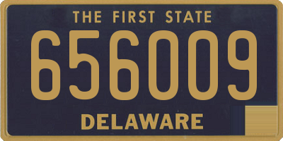 DE license plate 656009