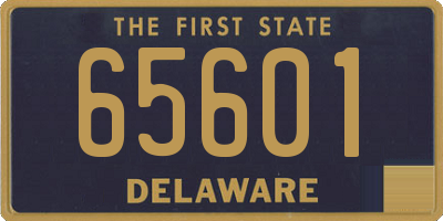 DE license plate 65601