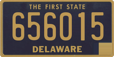 DE license plate 656015