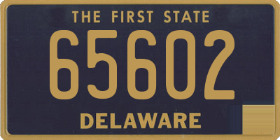 DE license plate 65602