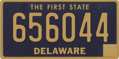 DE license plate 656044
