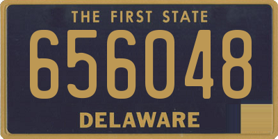 DE license plate 656048