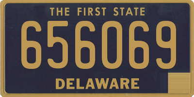 DE license plate 656069