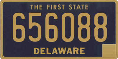 DE license plate 656088