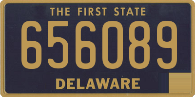DE license plate 656089