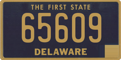 DE license plate 65609