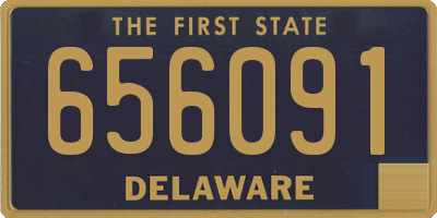 DE license plate 656091