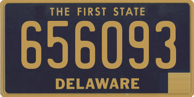 DE license plate 656093