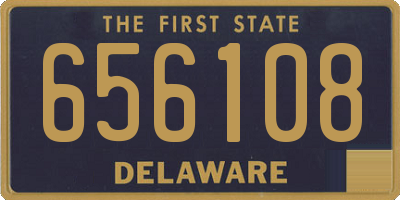 DE license plate 656108