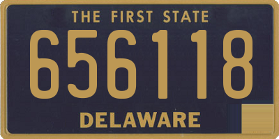 DE license plate 656118