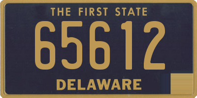 DE license plate 65612