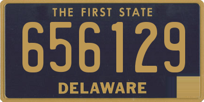 DE license plate 656129