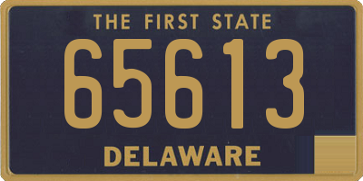 DE license plate 65613