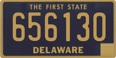 DE license plate 656130