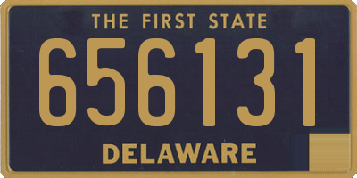 DE license plate 656131