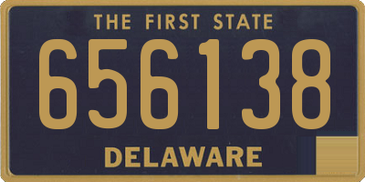 DE license plate 656138