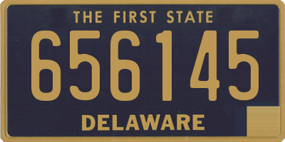 DE license plate 656145